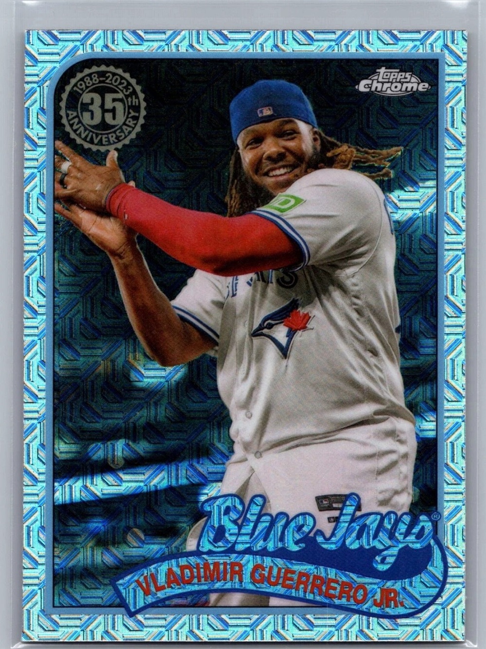 Vladimir Guerrero Jr  Topps Chrome Silver Toronto Blue Jays Baseball Card